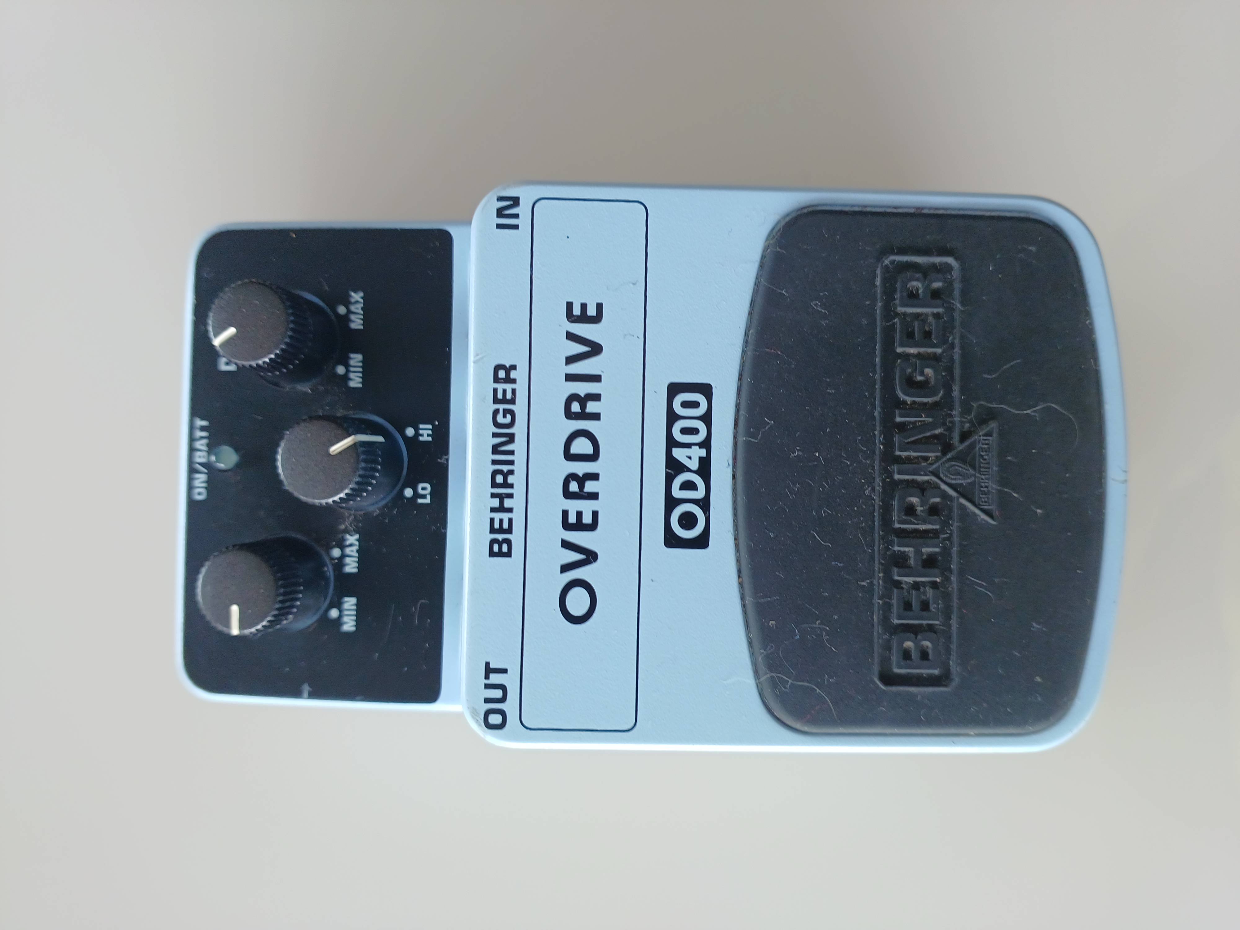 Pedal de guitarra Overdrive Behringer